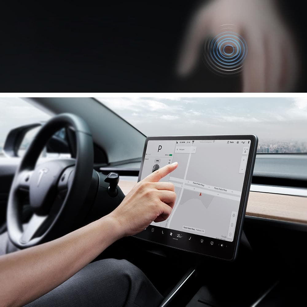 Szkło hartowane Spigen Glas.tr EZ Fit Refill do Tesla Model 3 / Y